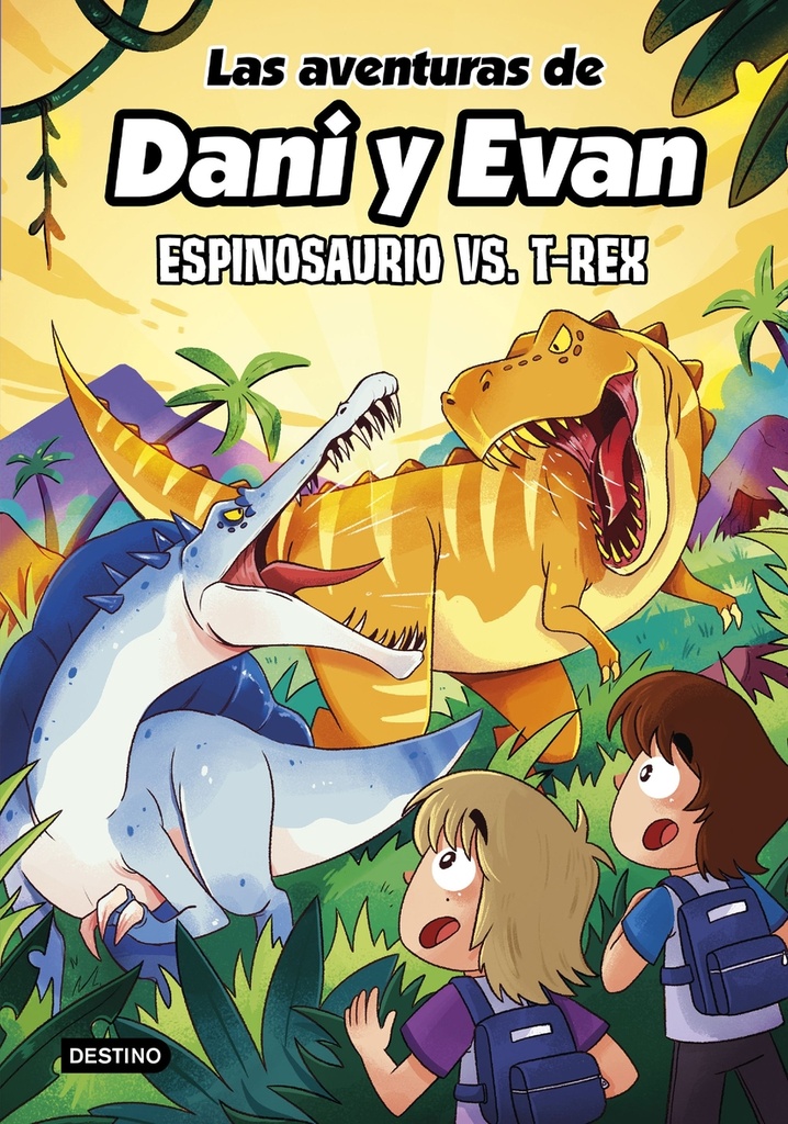 Las aventuras de Dani y Evan 10. Espinosaurio vs. T-Rex