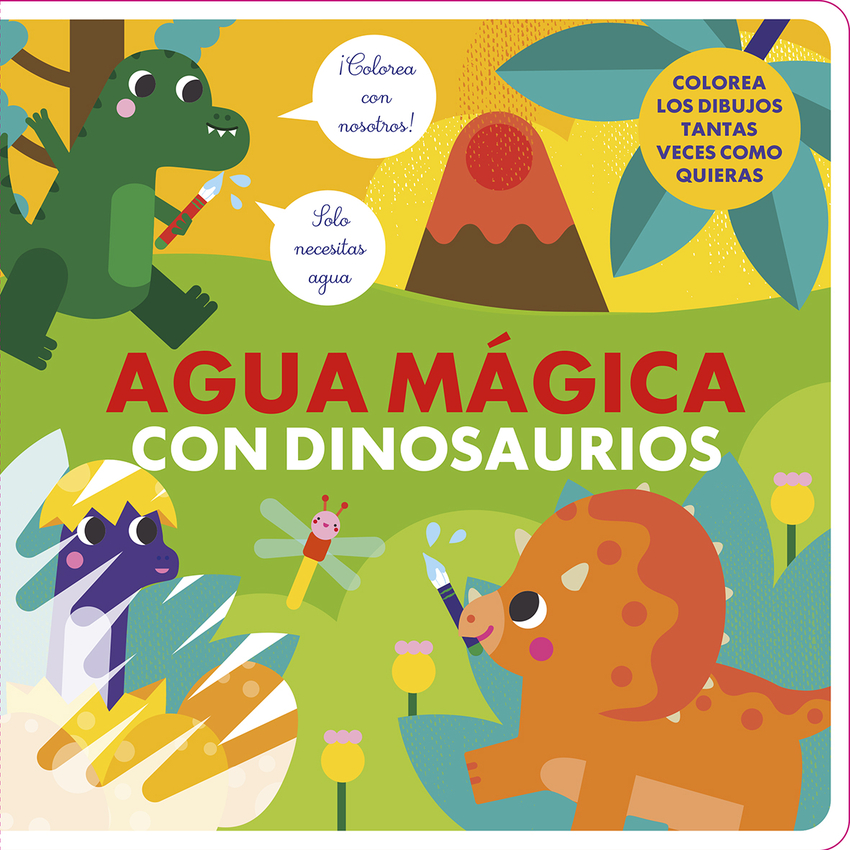 Agua mágica con dinosaurios