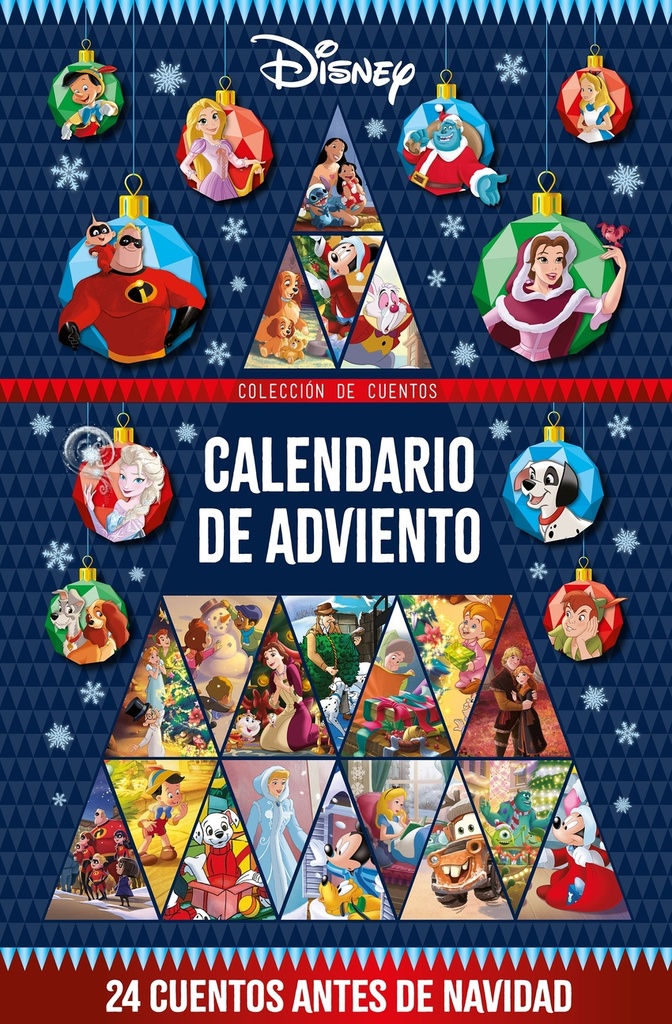 Disney. Calendario de Adviento. 24 cuentos antes de Navidad