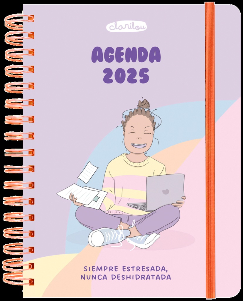 Agenda anual semanal 2025 Clarilou