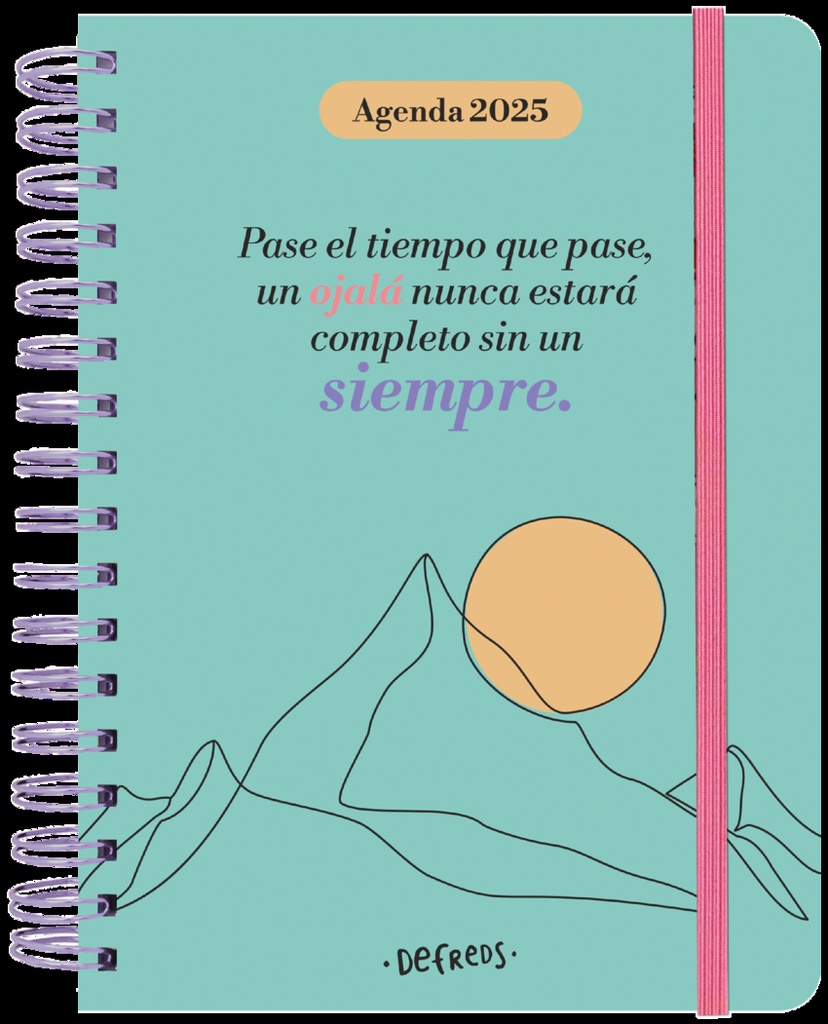 Agenda anual semanal 2025 Defreds