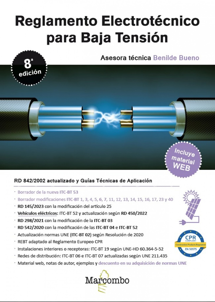 Reglamento Electrotécnico para Baja Tensión 8.ª edición