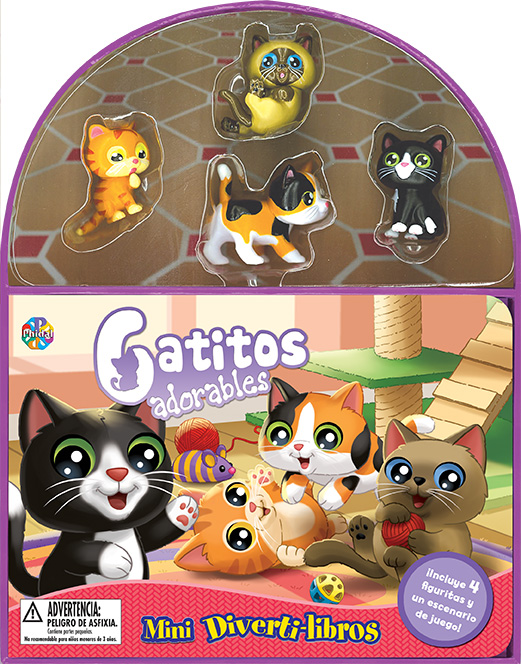 Gatitos adorables (Mini Diverti-Libros)