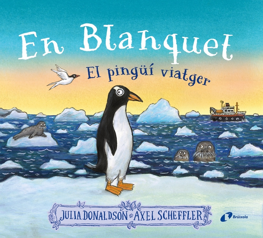 En blanquet, el pingüí viatger