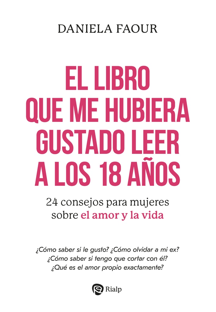 El libro que me hubiera gustado leer a los 18 años