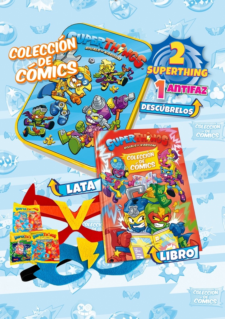 Libro Coleccionista Cómics Superthings - Rescue Force