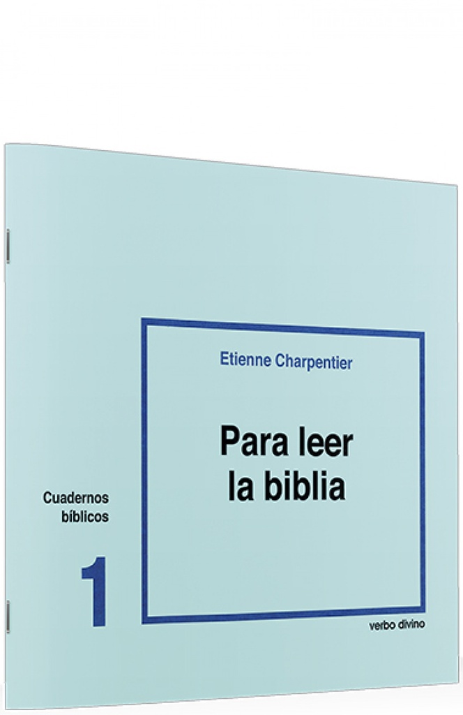 1.Para leer Biblia.(Cuadernos Biblicos)