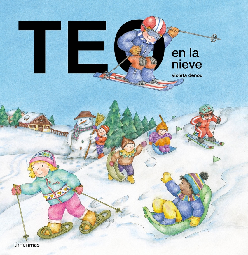 Teo en la nieve