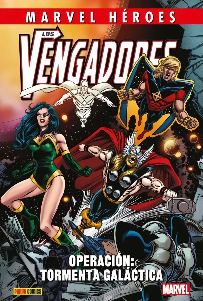 Marvel héroes 121 . los vengadores. operación: tormenta galáctica