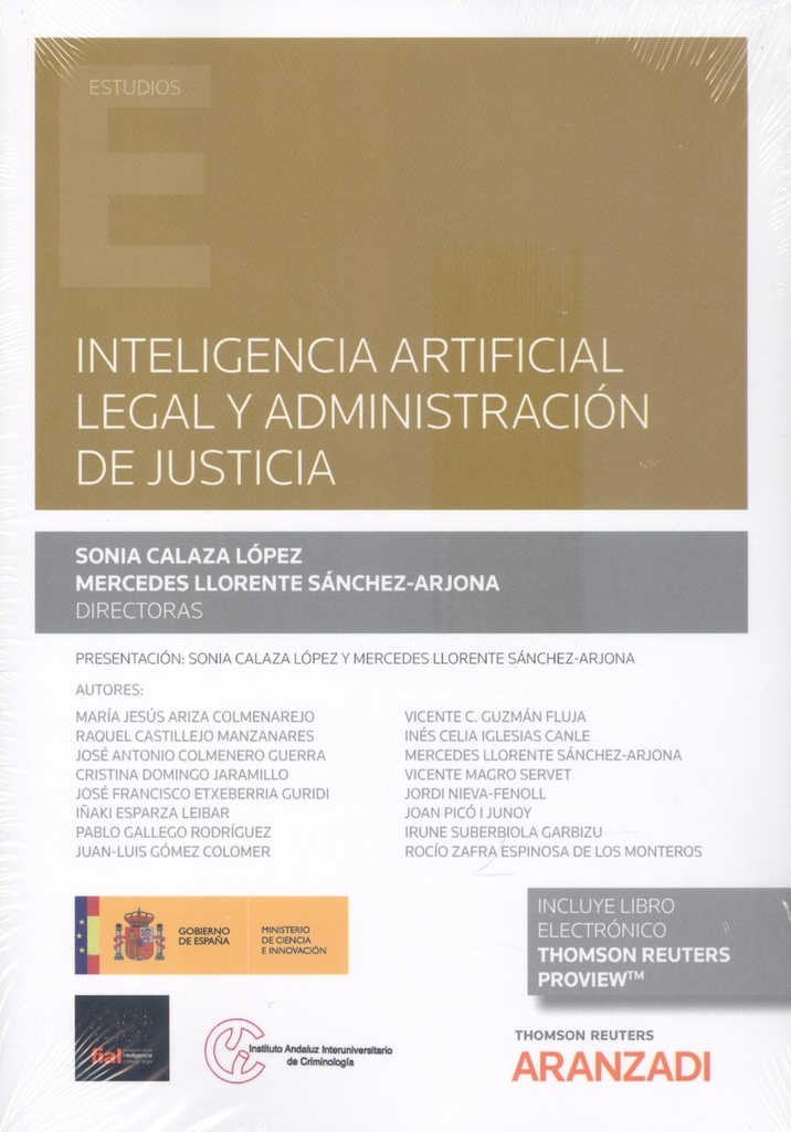 INTELIGENCIA ARTIFICIAL LEGAL Y ADMINISTRACION DE JUSTICIA