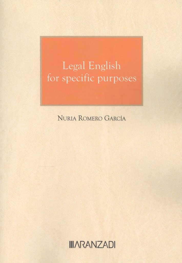 Legal english for the specific purposes