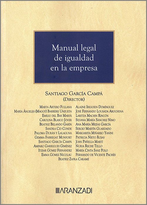 MANUAL LEGAL DE IGUALDAD EN LA EMPRESA