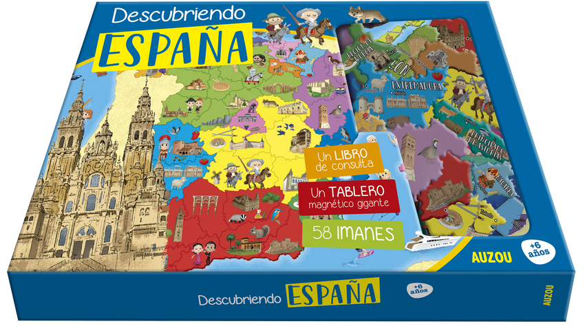 Descubriendo España - Atlas tablero magnético