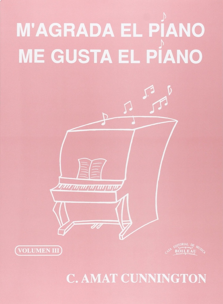 M´agrada en piano/Me gusta el piano