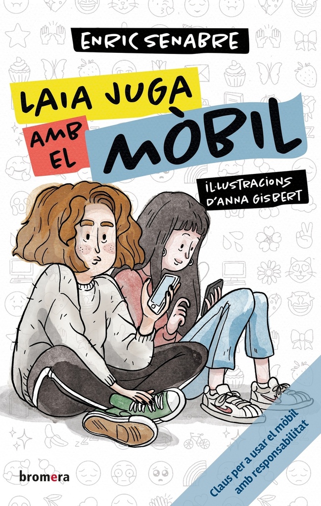 Laia juga amb el mòbil