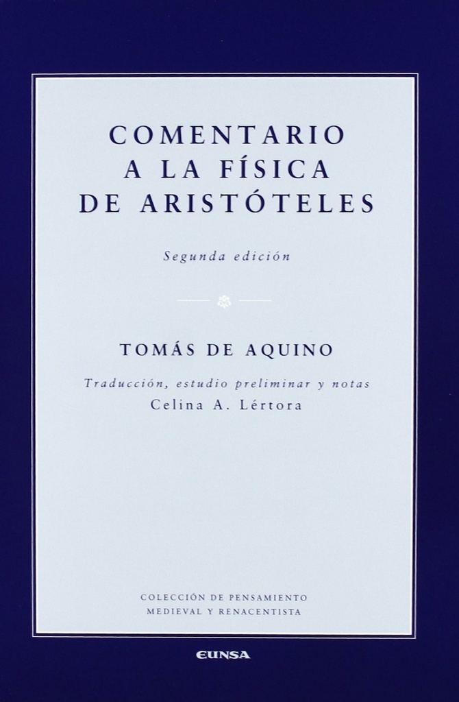 Comentario a la fisica de aristoteles