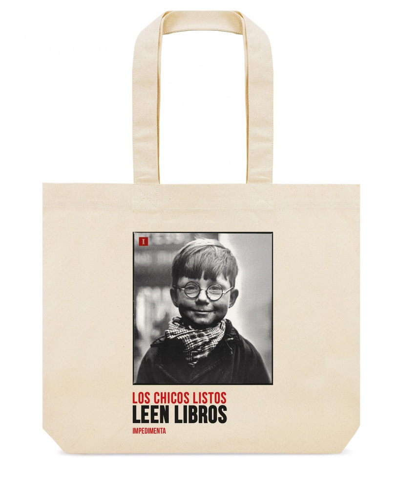 BOLSA DE TELA ´LOS CHICOS LISTOS LEEN LIBROS´