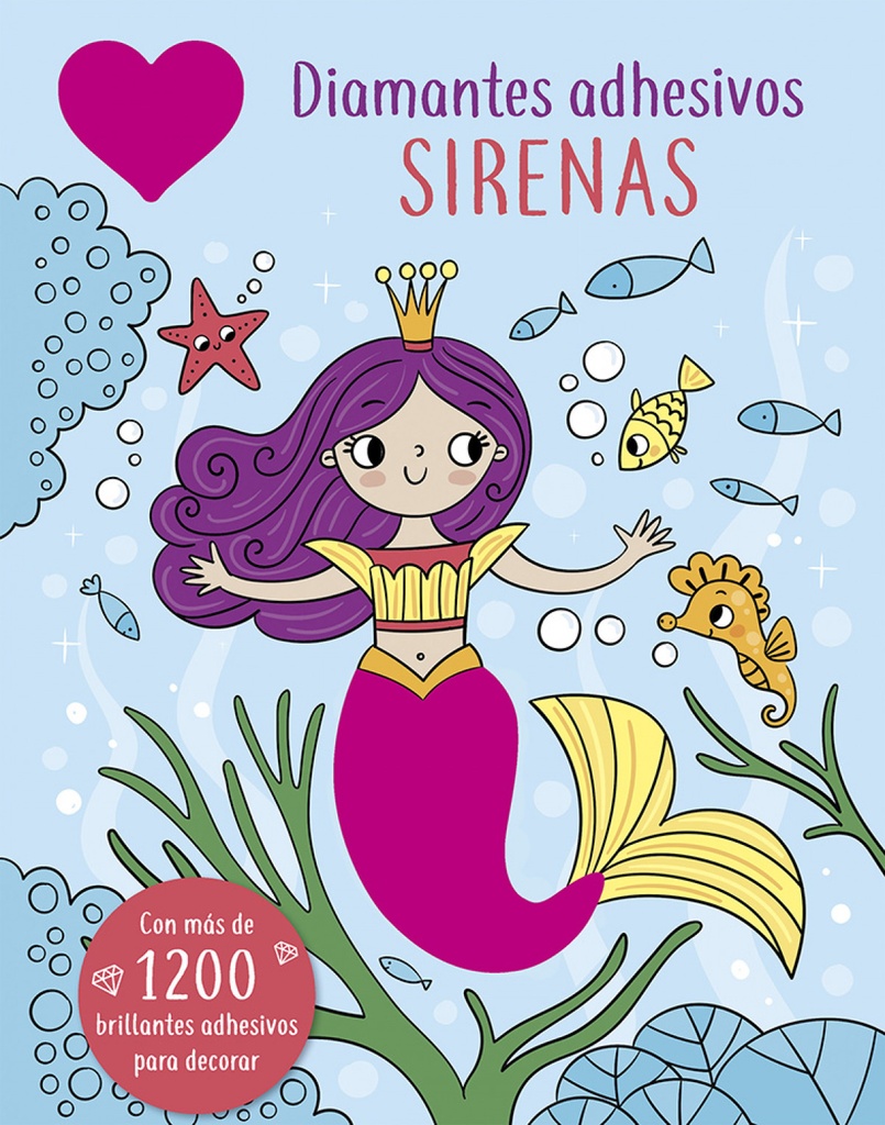 Diamantes adhesivos. Sirenas