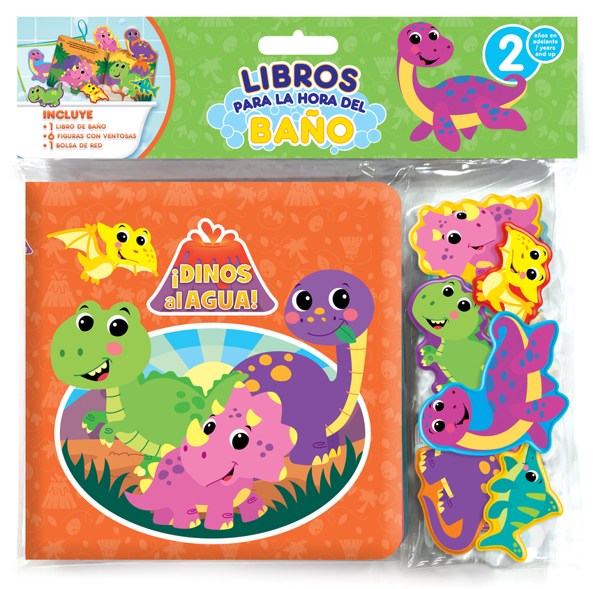 ¡Dinos al agua! (Libro baño)