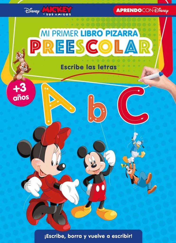 Aprende con Disney. Primeras letras (Libro-pizarra)