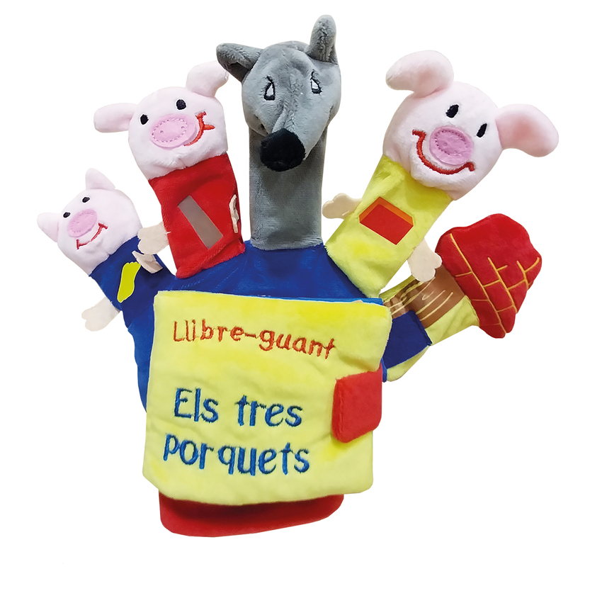 ELS 3 PORQUETS I EL LLOP (LLIBRE GUANT)