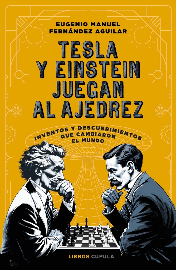 Tesla y Einstein juegan al ajedrez