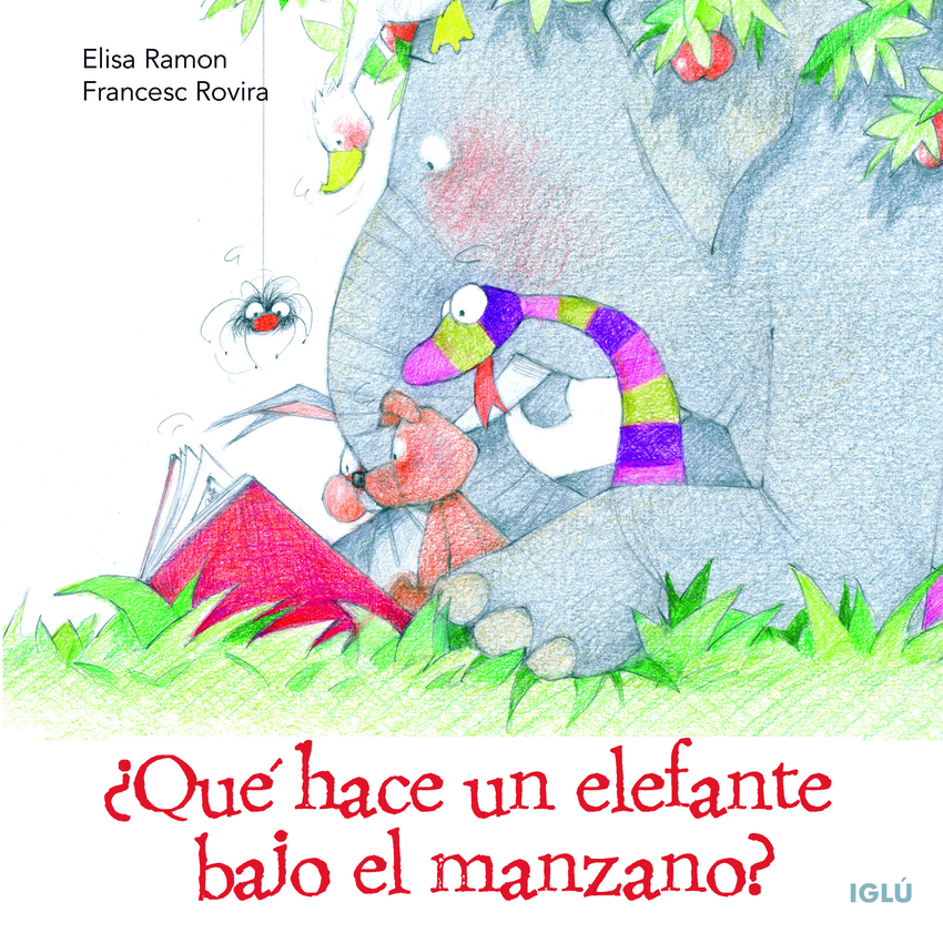 ¿Qué hace un elefante bajo el manzano?