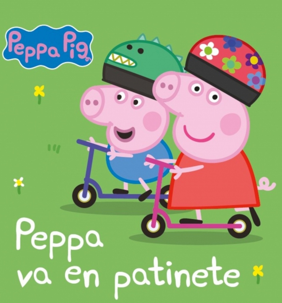 Peppa Pig. Libro de cartón - Peppa va en patinete