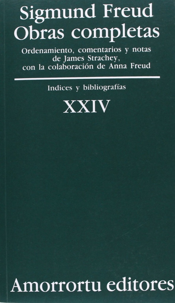 O.C FREUD 24: INDICES Y BIBLIOGRAFIAS