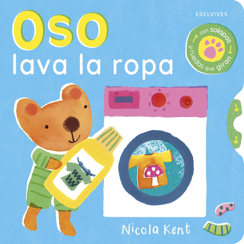 Oso lava la ropa