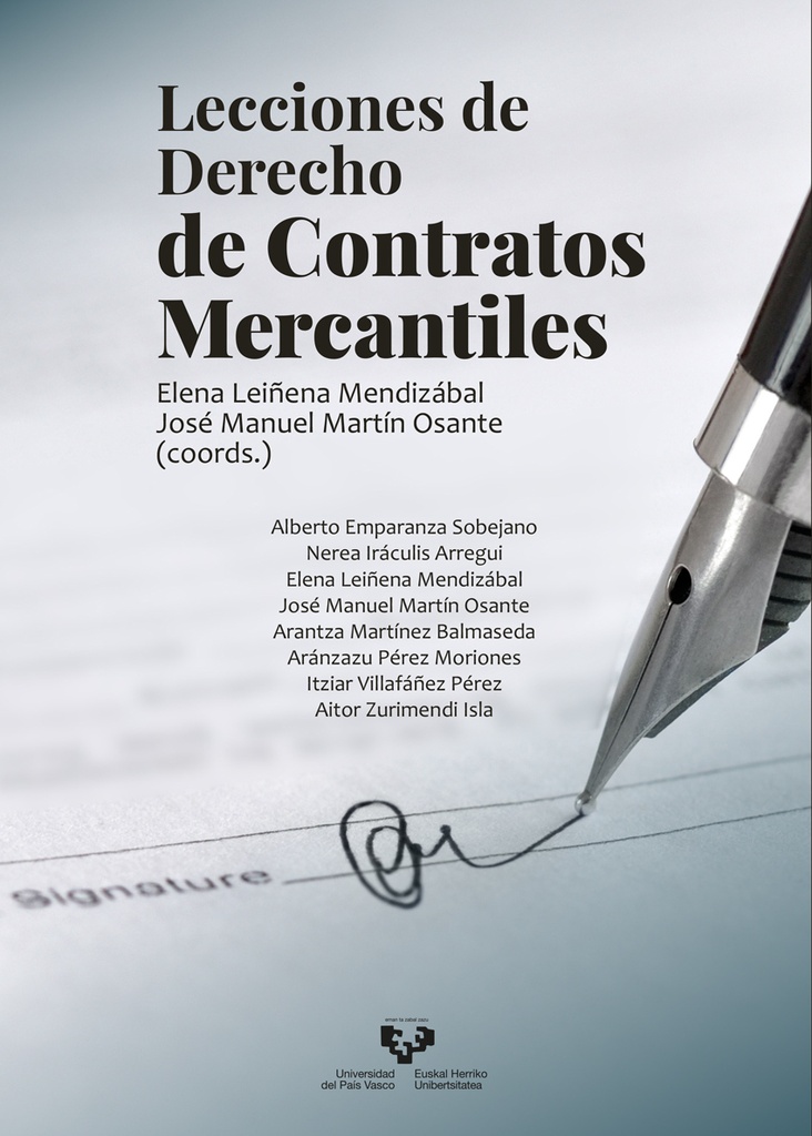 Lecciones de Derecho de contratos mercantiles