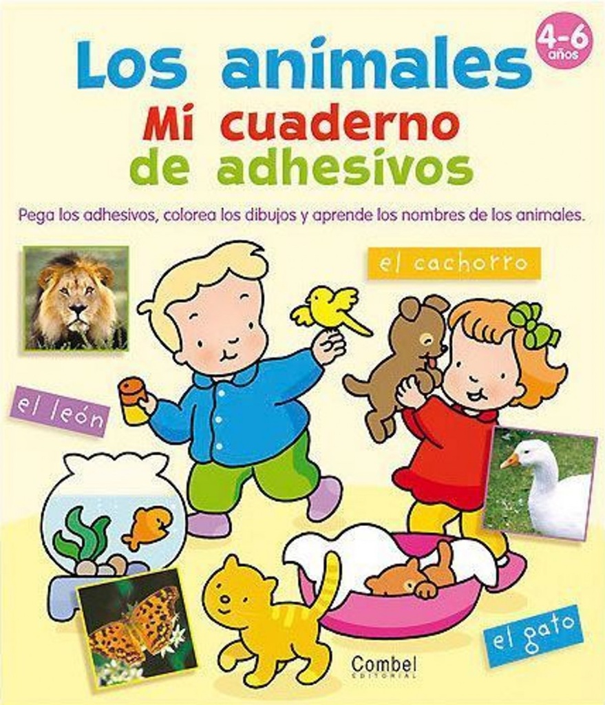 Los animales. Mi cuaderno de adhesivos