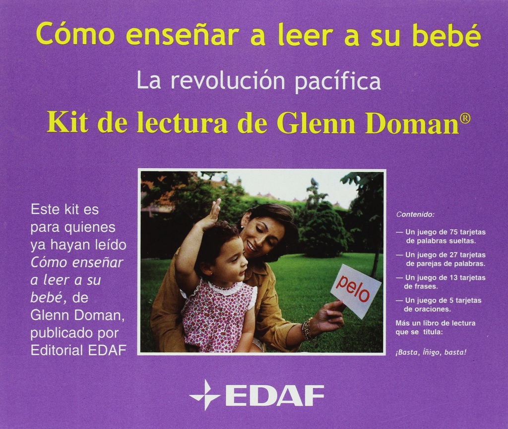 Fichas de prácticas del método Glenn Doman para aprender a leer