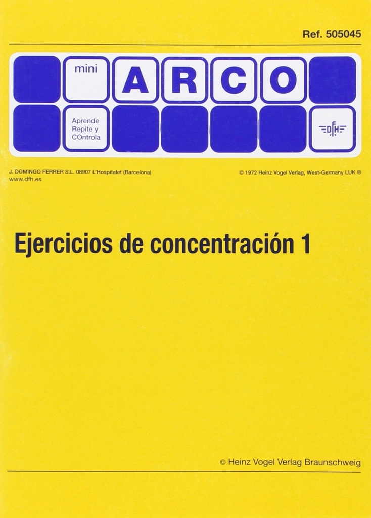 Ejercicios concentracion 1