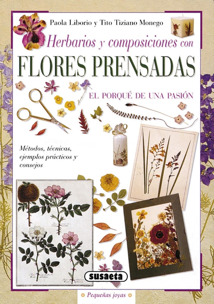 Herbarios y composiciones con flores prensadas