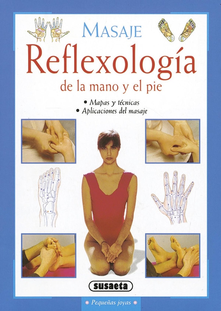 Masaje, reflexología de la mano y el pie