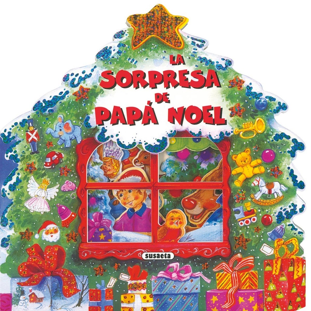 La sorpresa de Papá Noel, ventanas troqueladas