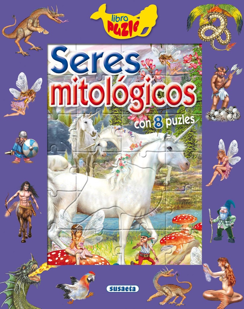 Seres mitológicos (Libro puzle)