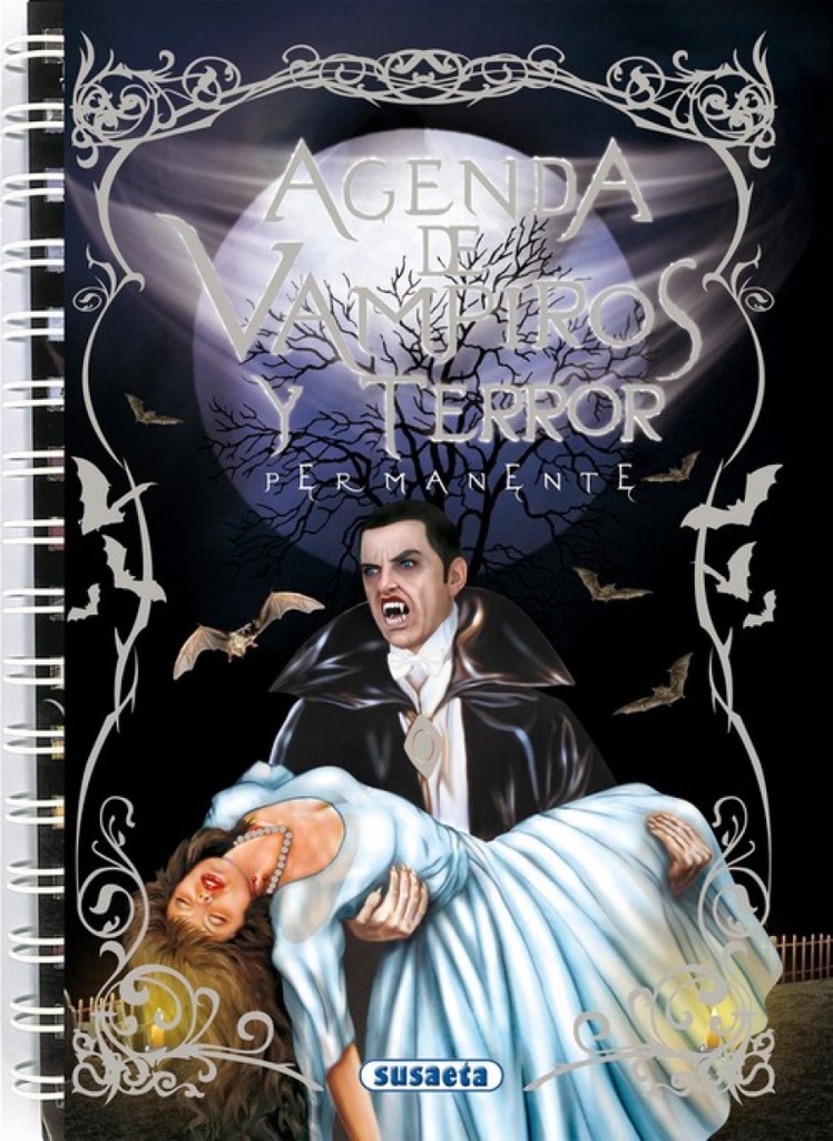 Agenda escolar permanente vampiros y terror