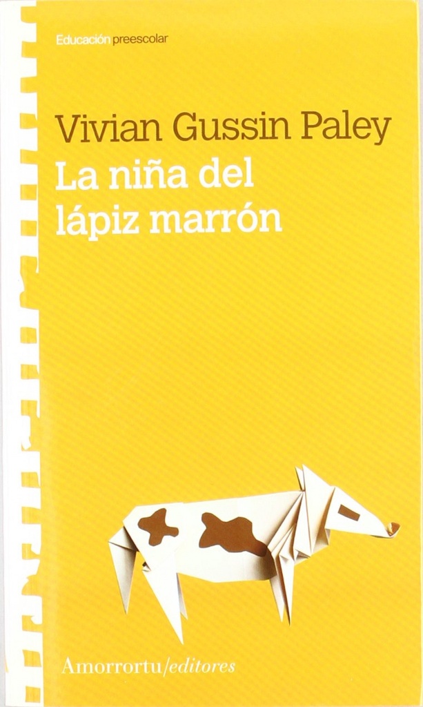 La niña del lapiz marrón