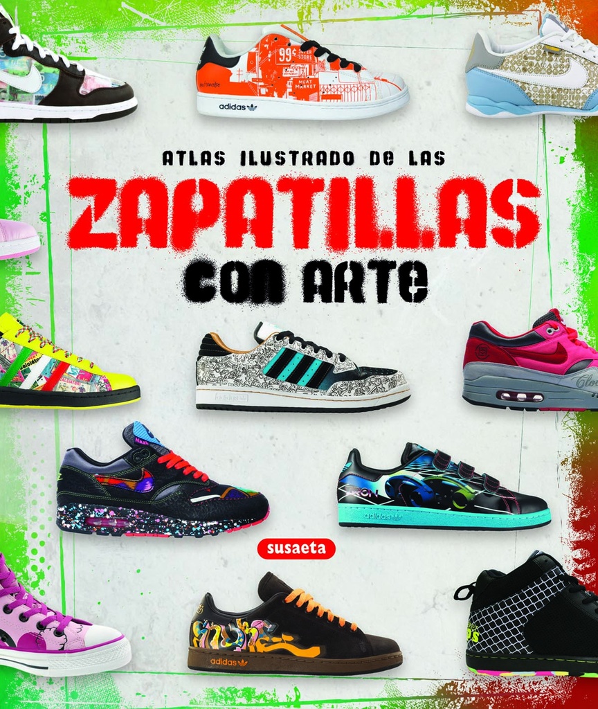 Atlas ilustrado de las zapatillas con arte