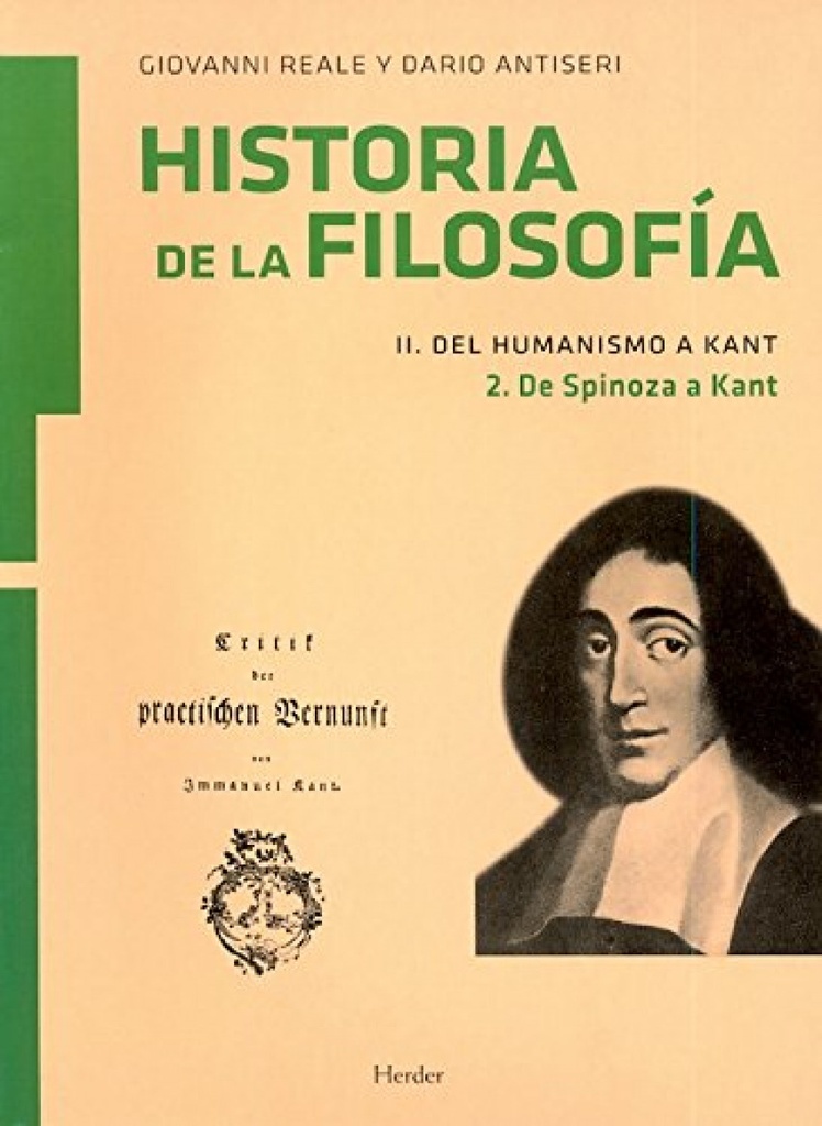 Historia de la filosofía II. Del Humanismo a Kant