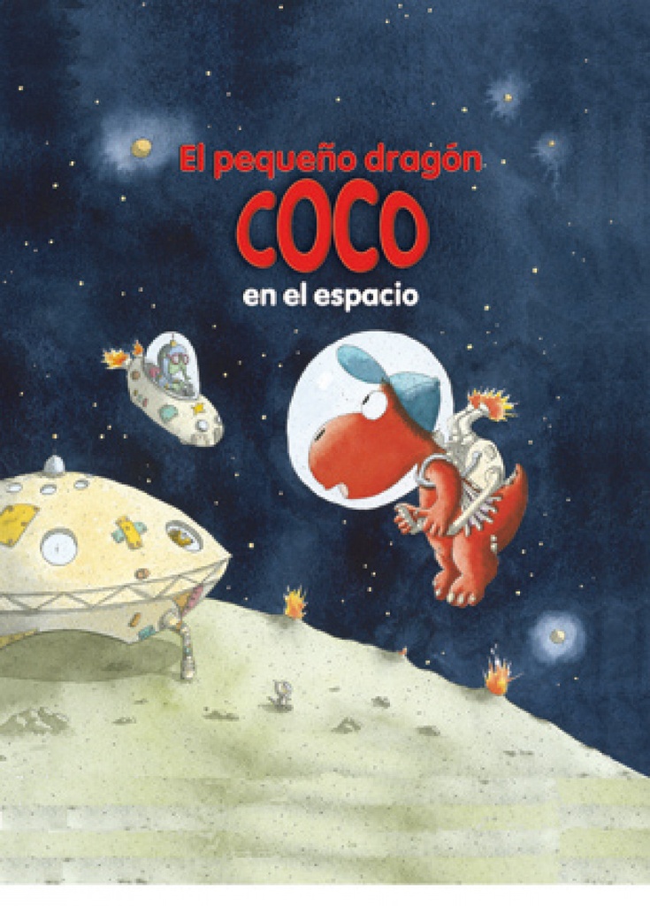 El pequeño dragón Coco en el espacio