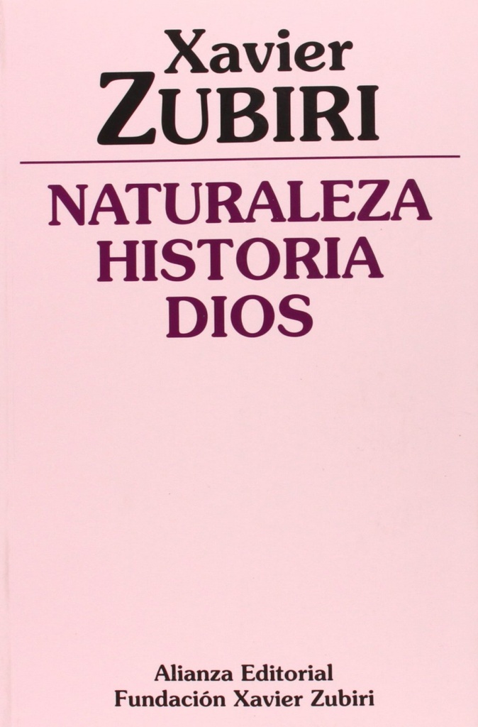 Naturaleza, historia, dios