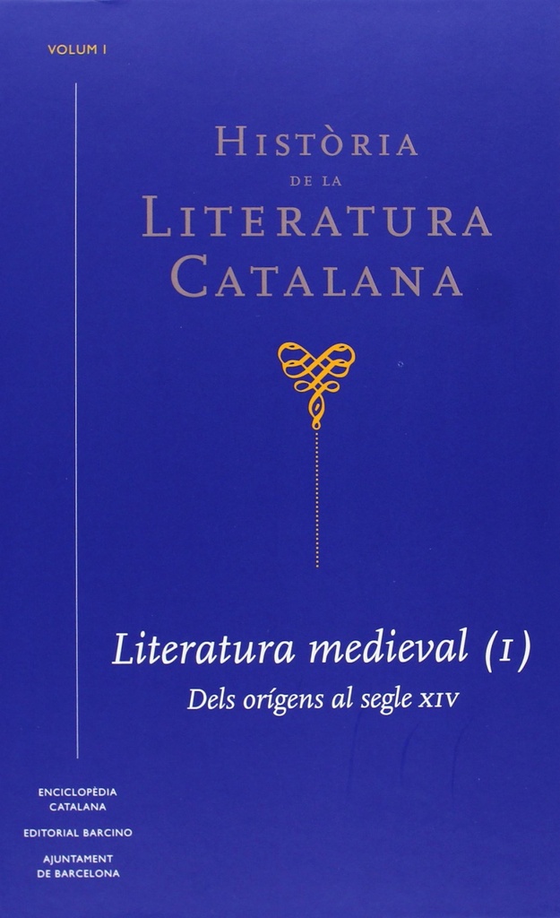 Historia literatura catalana vol.1