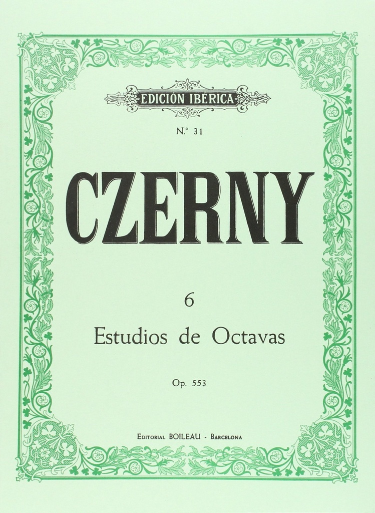 6 estudios de octavas op.553