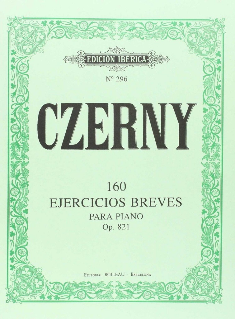 160 ejercicos breves op.821