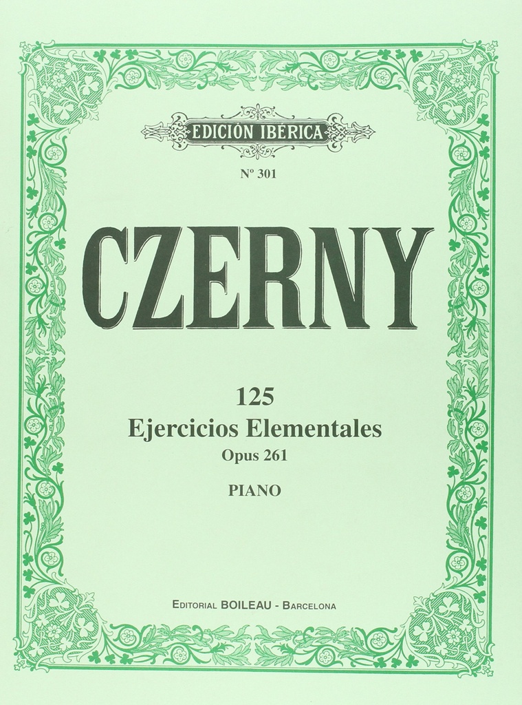 125 ejercicios elementales op.261