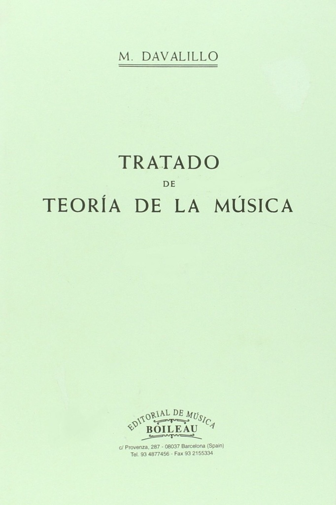 Tratado de teoría de la música