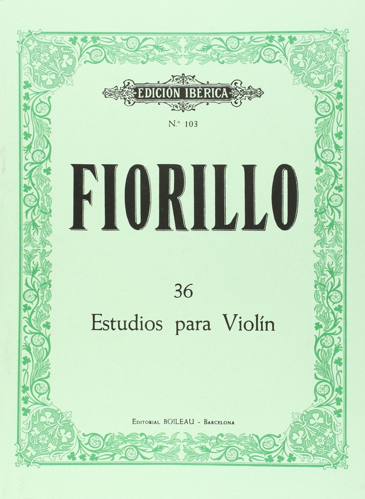 36 estudios Violín